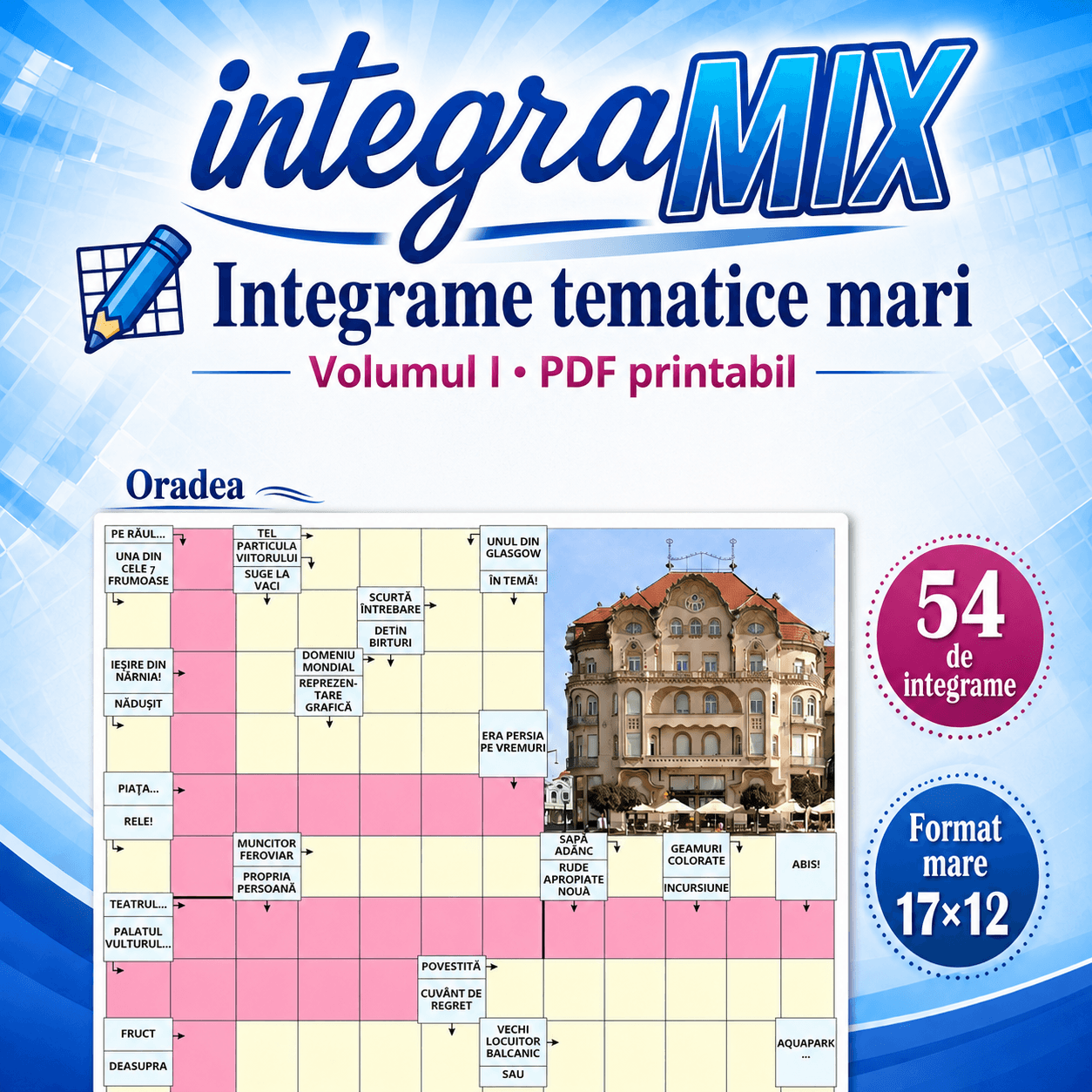 Copertă Integrame tematice mari – Vol. 1