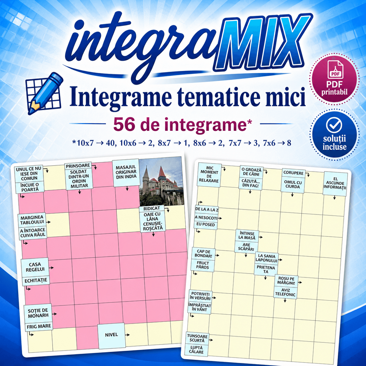 Copertă Integrame mici – Vol. 1